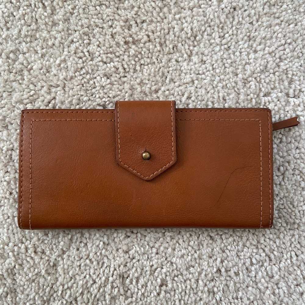 Madewell Post Wallet - Cognac